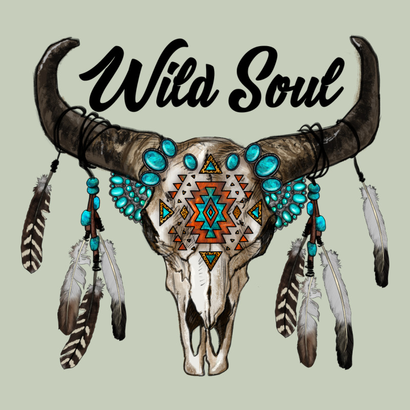 Wild Soul Boho Skull Ladies Tee by RanaPortraitStore | Teevron