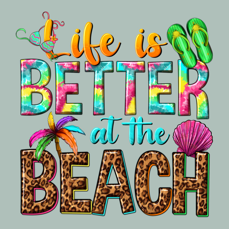 Life Is Better At The Beach Heavyweight Hoodie by NancyCooperArtShop | Teevron