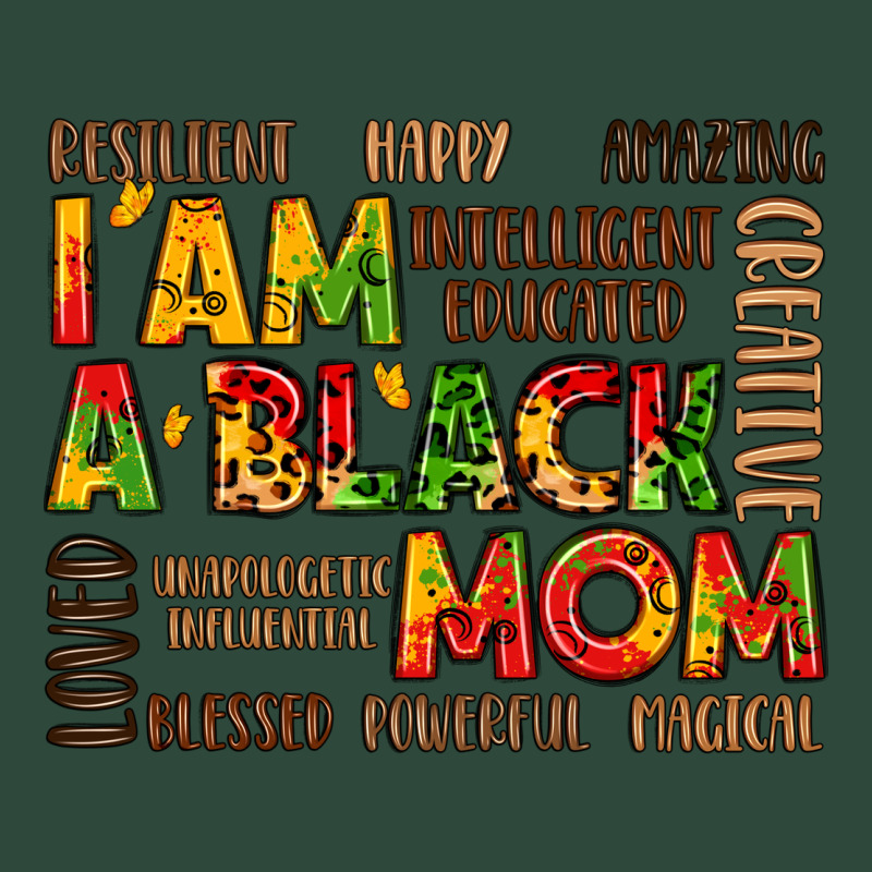 I Am A Black Mom Zipper Hoodie by LillyAllenDesigns | Teevron
