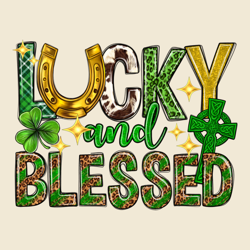 Lucky And Blessed St. Patricks Day Premium Tee by Neo Western | Teevron