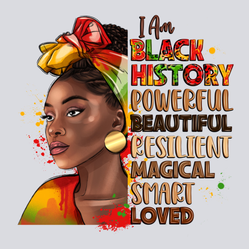 I Am Black History Zipper Hoodie by LillyAllenDesigns | Teevron