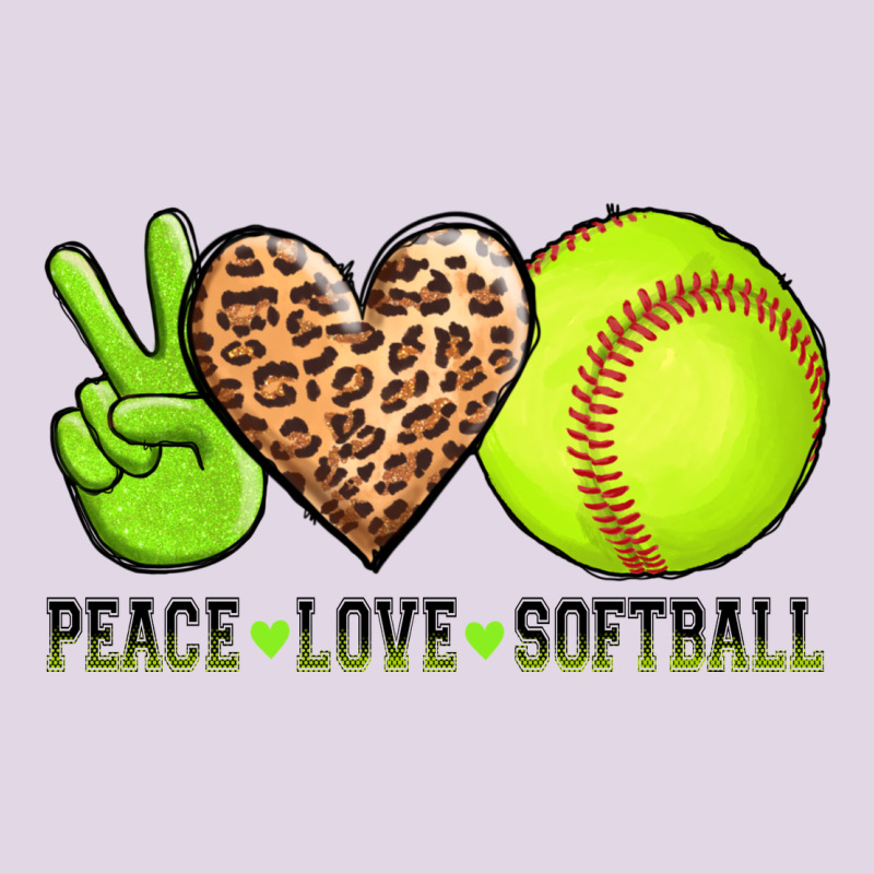 Peace Love Softball Classic Tee by AdoDesignShop | Teevron