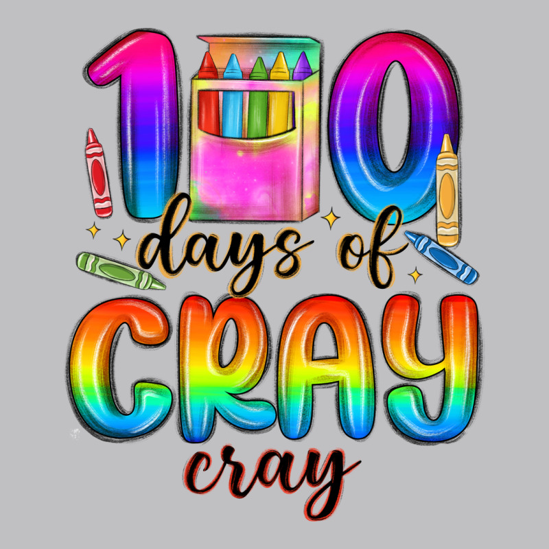 100 Days Of Cray Cray Long Sleeve Tee by MaliasSmallBusiness | Teevron