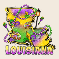 Louisiana Mardi Gras State Map Zipper Hoodie | Teevron