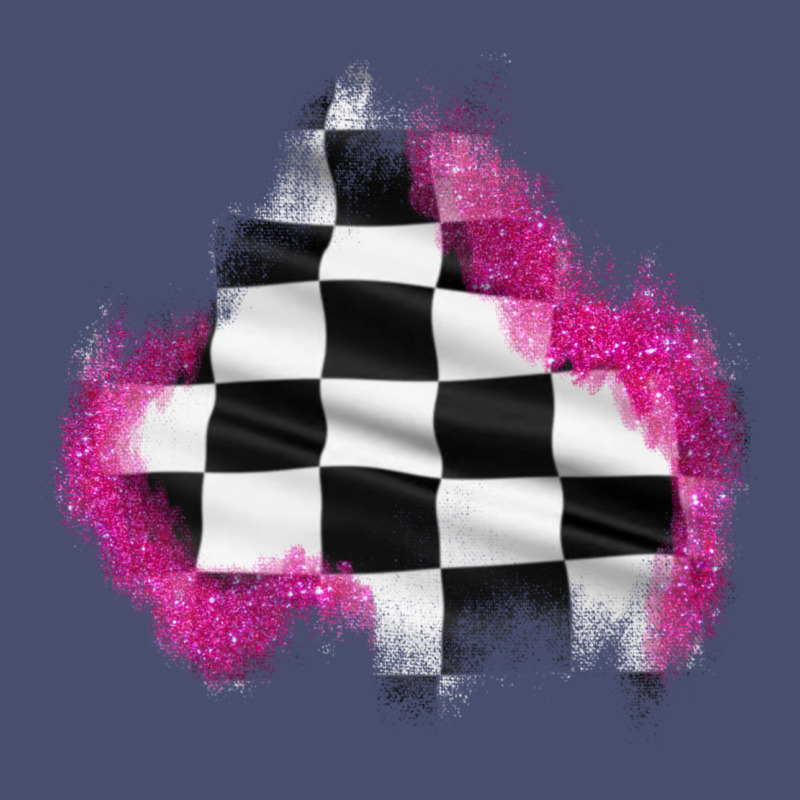 Race Flag Glitter Patch Vintage Tee by AdoDesignShop | Teevron