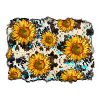 cowhide sunflower pattern | Teevron