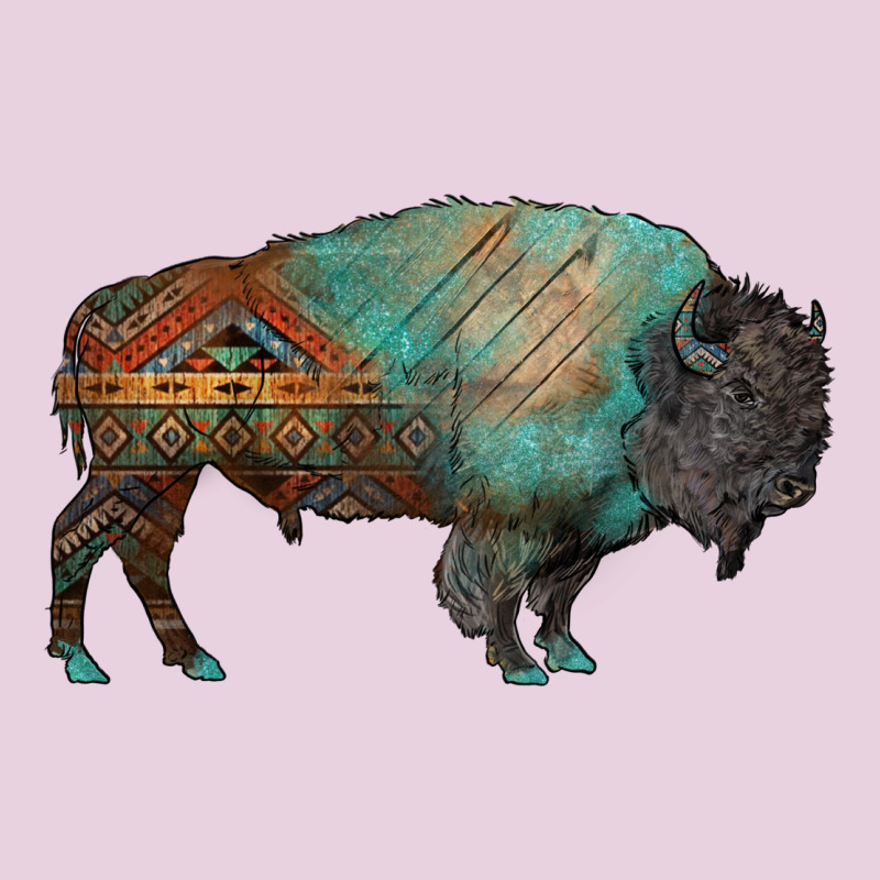 Aztec Bison Ladies Tee by RanaPortraitStore | Teevron