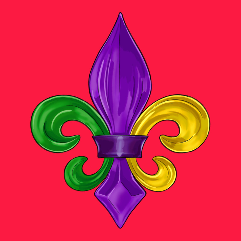 Mardi Gras Fleur De Lis Zipper Hoodie by LillyAllenDesigns | Teevron