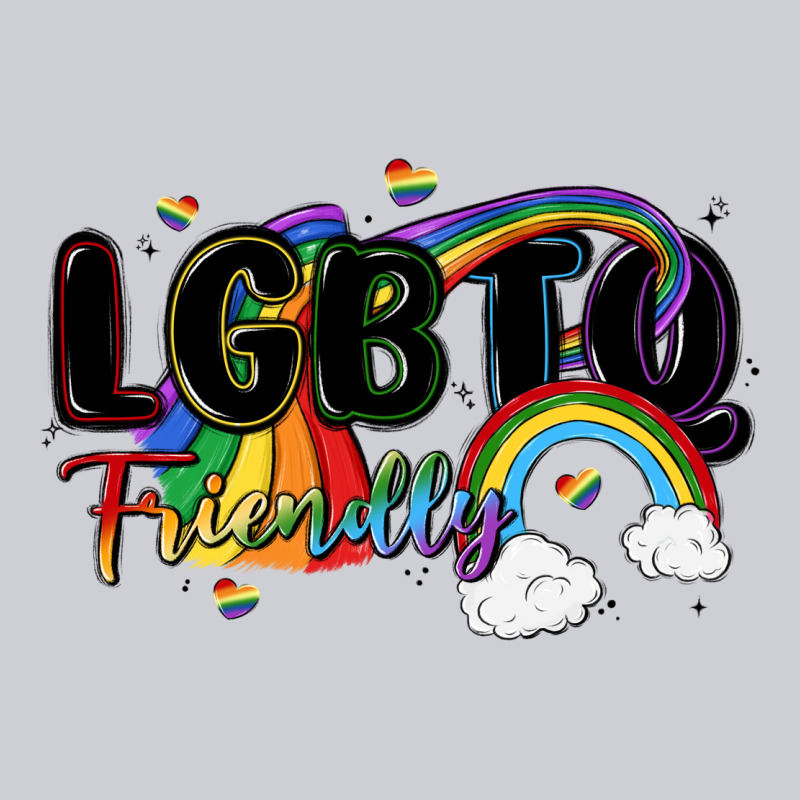 Lgbtq  Friendly Heavyweight Sweatshirt by MaliasSmallBusiness | Teevron