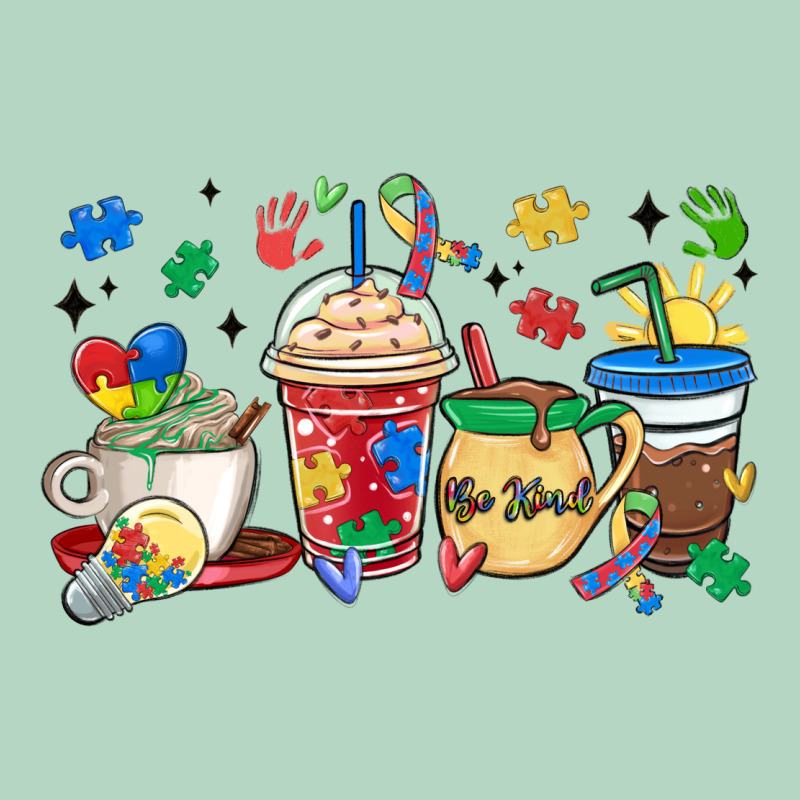 Autism Awareness Day Coffee Cups Classic Tee by MaliasSmallBusiness | Teevron