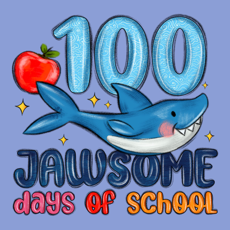 100 Jawsome Days Of School Long Sleeve Tee by MaliasSmallBusiness | Teevron