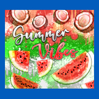 Watermelon And Coconut Summer 20oz Skinny Tumbler Urban Hoodie | Teevron