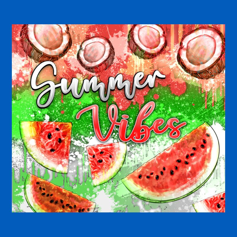 Watermelon And Coconut Summer 20oz Skinny Tumbler Urban Hoodie by FaDigitalArtStudio | Teevron