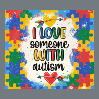 ı Love Someone With Autism Heavyweight Sweatshirt | Teevron