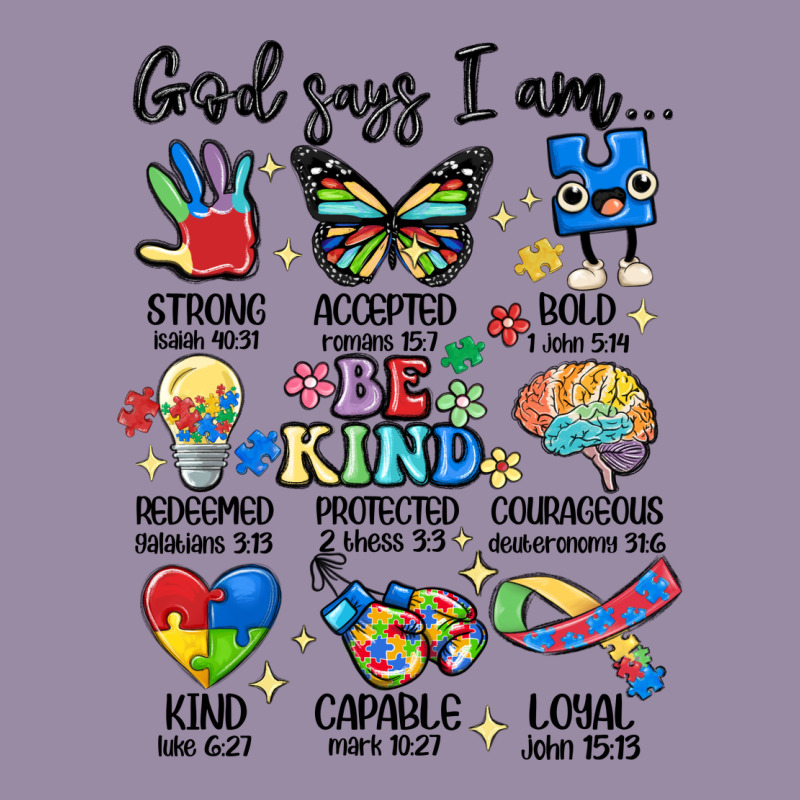 God Says  Am Autism Classic Tee by MaliasSmallBusiness | Teevron