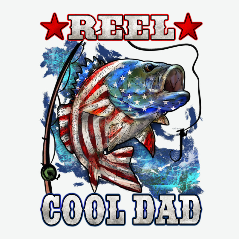Reel Cool Dad Bass Urban Heavy Tee by LillyAllenDesigns | Teevron