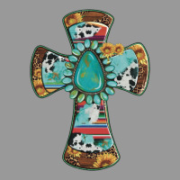 Cross With Leopard Sunflower Gemstone Serape Cowhide Vintage Hoodie | Teevron