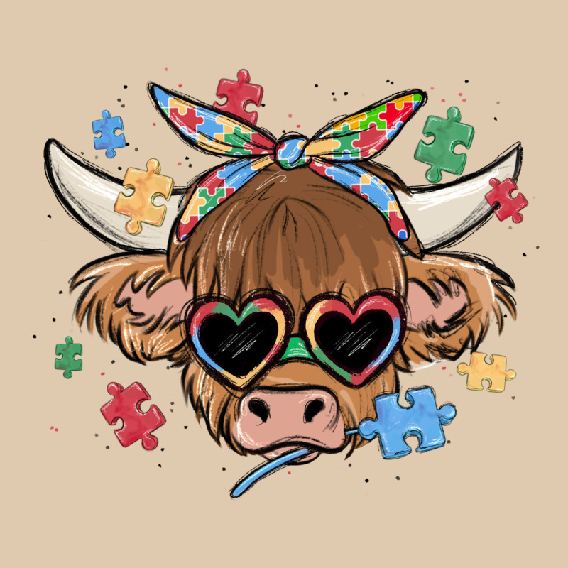 Autism Awareness Cow Heavyweight Sweatshirt by MaliasSmallBusiness | Teevron