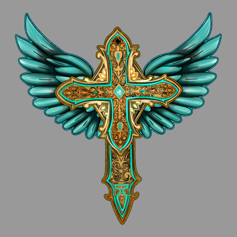 Wing Cross Vintage Hoodie by Artiststas | Teevron