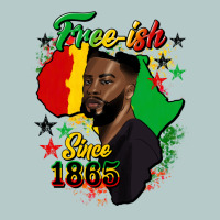 Free Ish Since 1865 Black Man Heavy Core Tee | Teevron