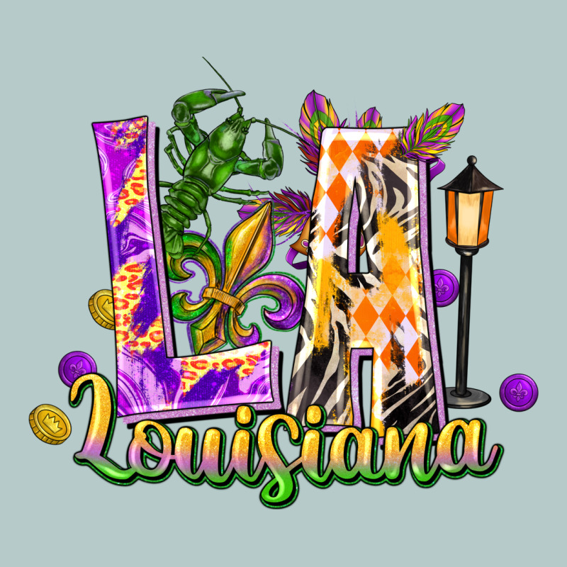 Louisiana La Mardi Gras Heavy Core Tee by FaDigitalArtStudio | Teevron