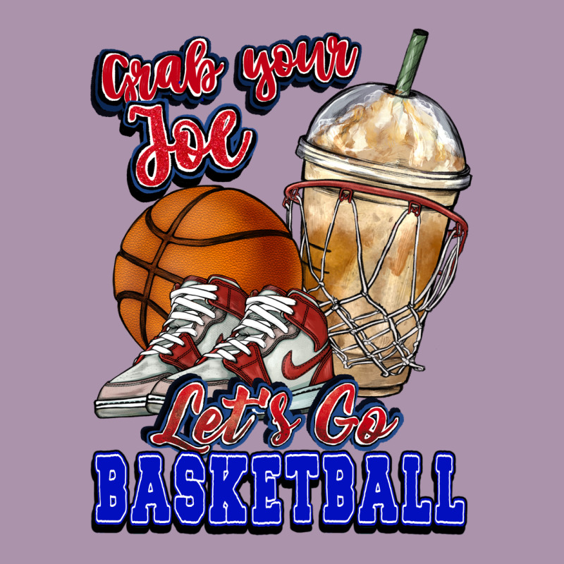 Grab Your Joe Let's Go Basketball Heavyweight Hoodie by NancyCooperArtShop | Teevron