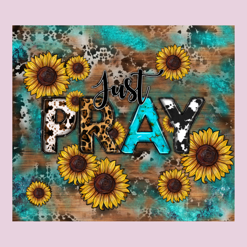 Just Pray Tumbler Ladies Tee by RanaPortraitStore | Teevron
