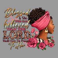 Blessed Is She Who Has Believed Afro Woman Vintage Hoodie | Teevron
