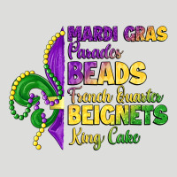 Mardi Gras Parades Beads French Quarter Beignets K Zipper Hoodie | Teevron