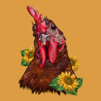 Rooster Sunflower Urban Heavy Tee | Teevron