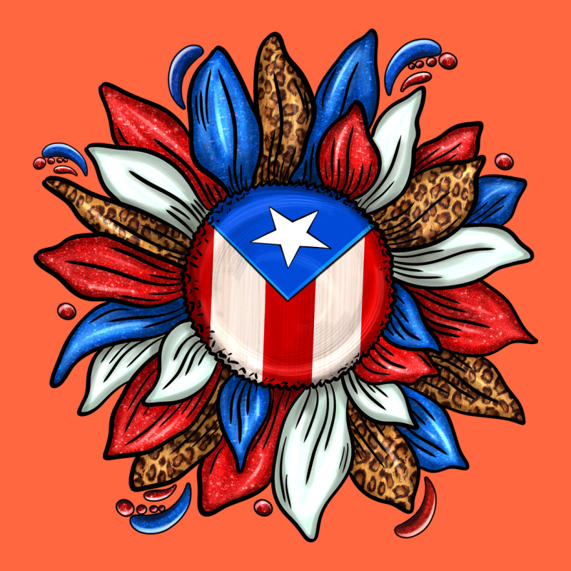Puerto Rico Sunflower Premium Hoodie by texasbilliewilder | Teevron