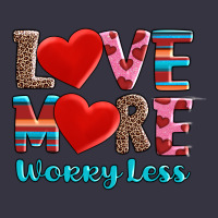 Love More Worry Less Vintage Hoodie | Teevron