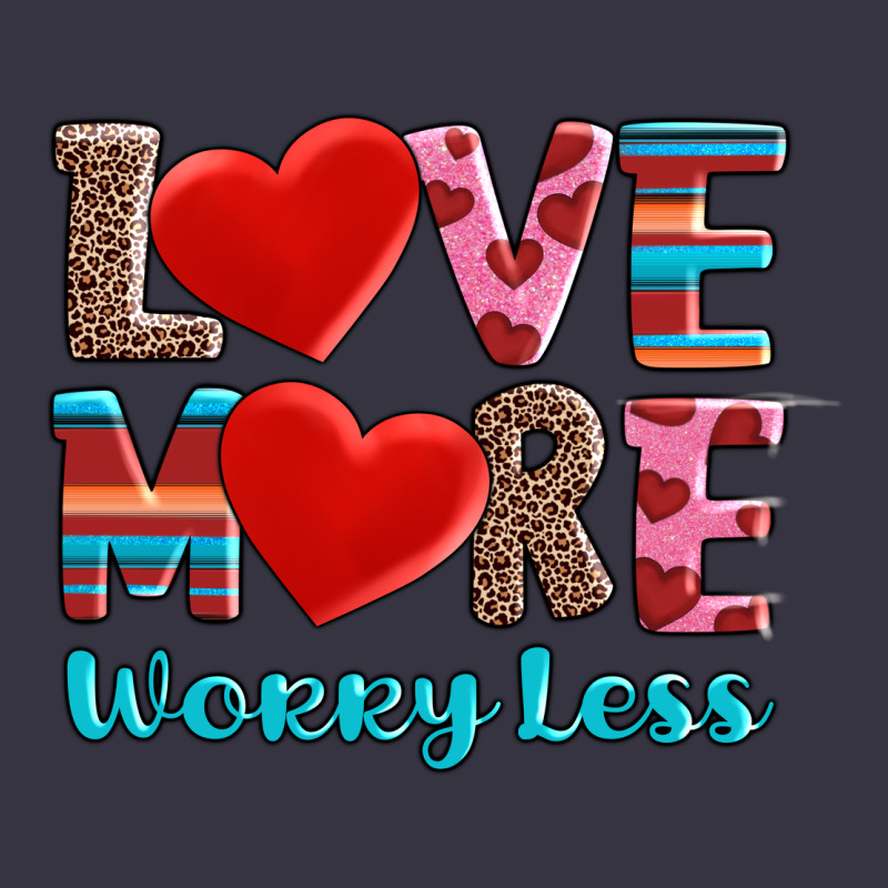 Love More Worry Less Vintage Hoodie by AdoDesignShop | Teevron