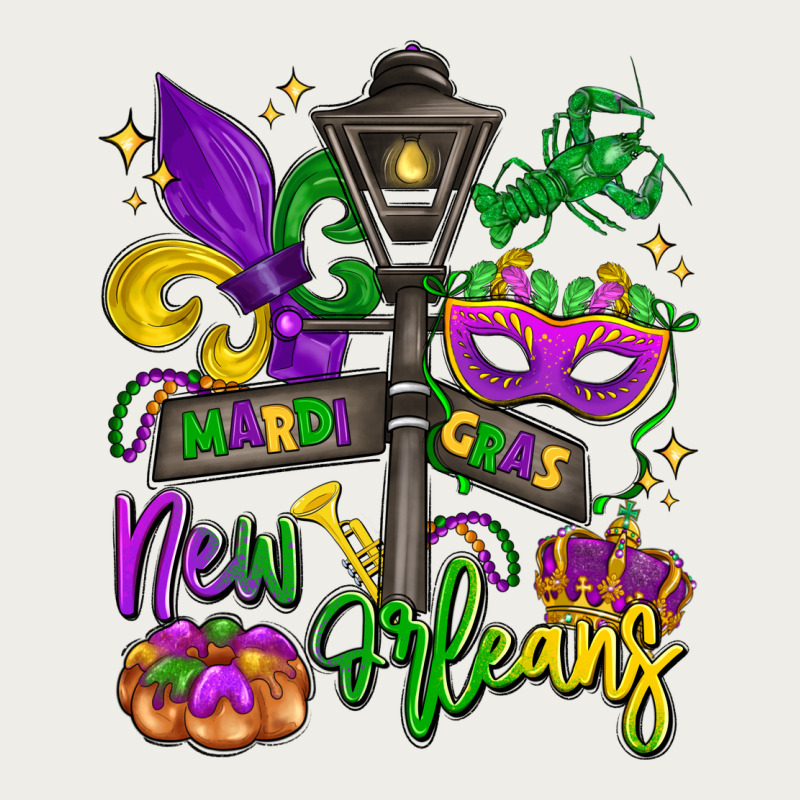 New Orleans Mardi Gras Zipper Hoodie by LillyAllenDesigns | Teevron