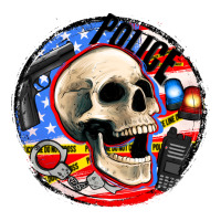 police skull and police equipment | Teevron