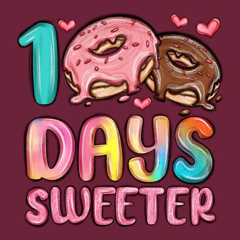 100 Days Sweeter Long Sleeve Tee by MaliasSmallBusiness | Teevron