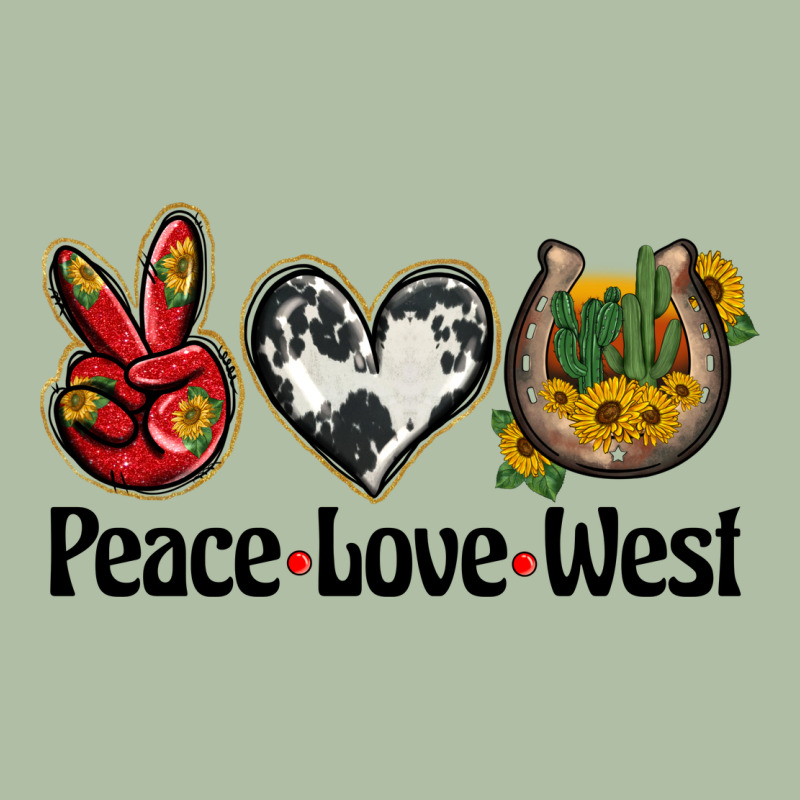 Peace Love West Urban Heavy Tee by BarkalooDesign | Teevron