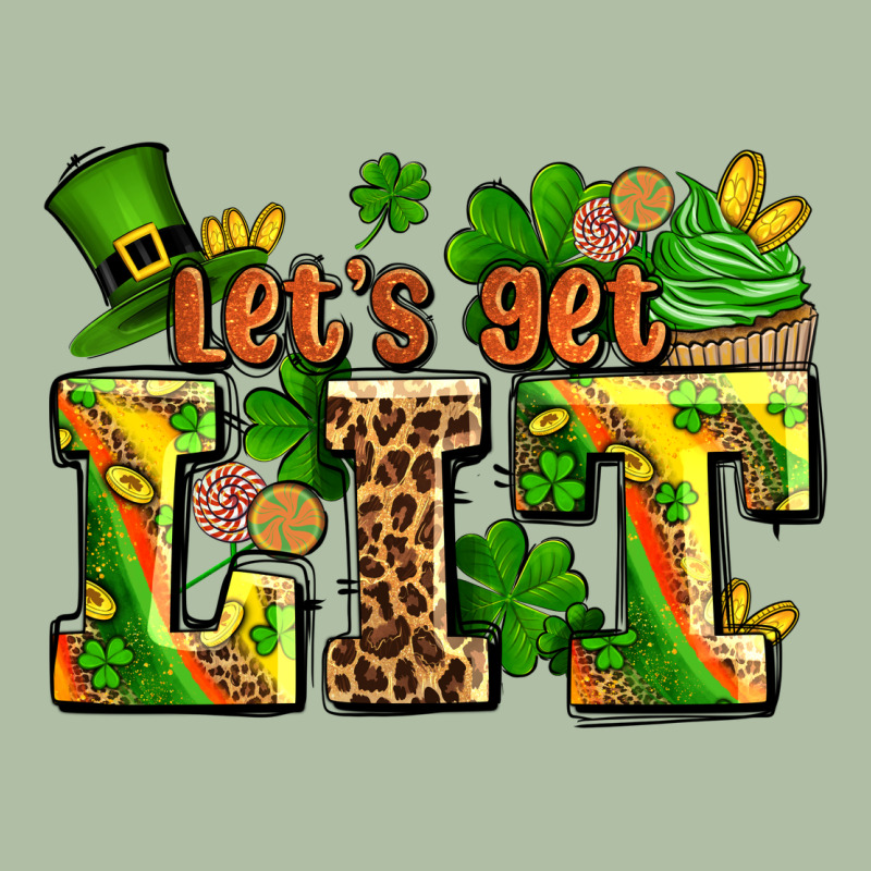 St Patricks Lets Get Lit Urban Heavy Tee by AdoDesignShop | Teevron
