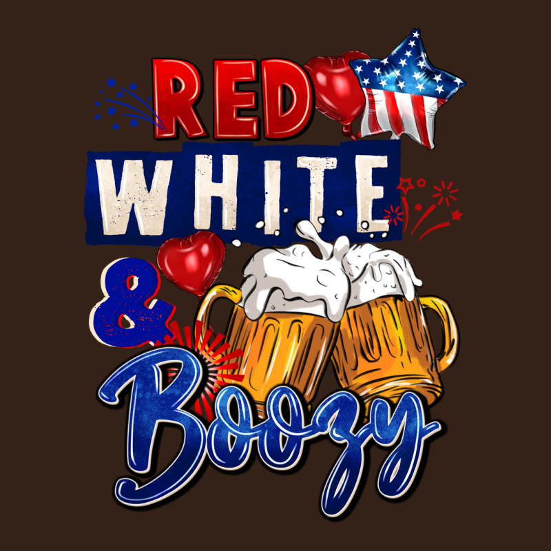 Red White And Boozy 4th Of July Heavy Core Tee by CowGirlArtShop | Teevron