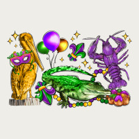 Mardi Gras Pelican Alligator And Crawfish Zipper Hoodie | Teevron