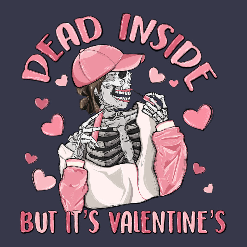 Dead Inside But It's Valentine's Long Sleeve Tee by MaliasSmallBusiness | Teevron
