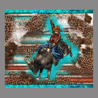 Western Rodeo Bullfighter Serape Leopards Turquoise's Gliterrs Vintage Tee | Teevron