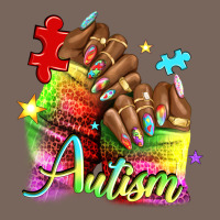 Black Woman Autism Nails Premium Hoodie | Teevron