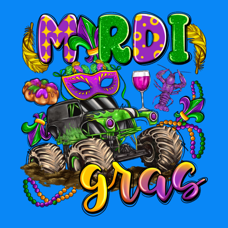 Mardi Gras Monster Truck Zipper Hoodie by LillyAllenDesigns | Teevron