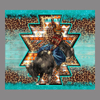 Western Rodeo Bullfighter Aztec Leopard Turquoise Vintage Tee | Teevron
