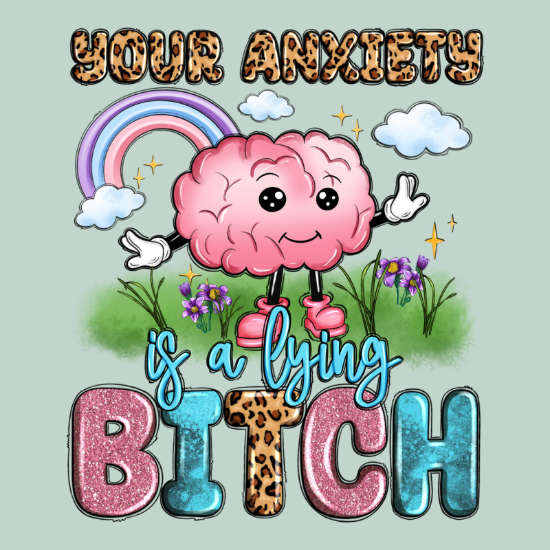 Your Anxiety Is A Lying Bitch Zipper Hoodie by LillyAllenDesigns | Teevron