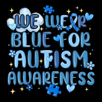 We Wear Blue For Autism Awareness Heavyweight Sweatshirt | Teevron