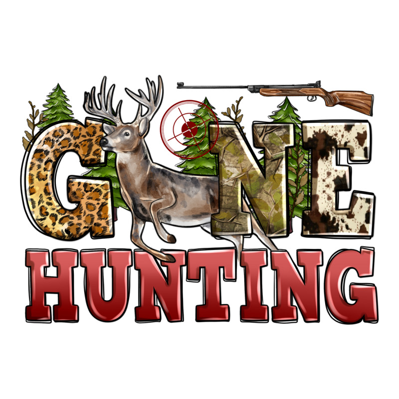 Gone Hunting Ladies Tee by Zillion Design Studio | Teevron