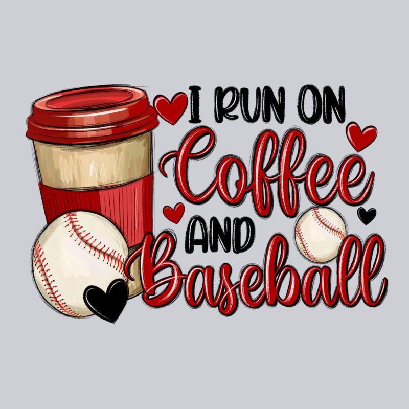 I Run On Coffee And Baseball Heavyweight Sweatshirt by MaliasSmallBusiness | Teevron