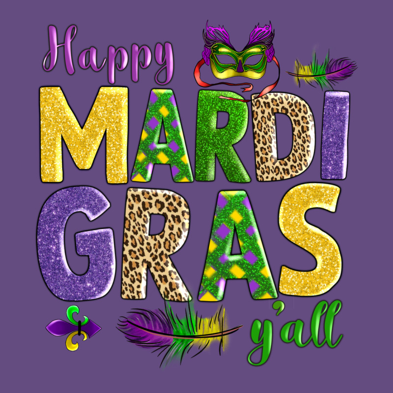 Happy Mardi Gras Y'all Vintage Hoodie by AdoDesignShop | Teevron